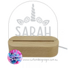 Name Night Light | Wood Base (White Led) - FREE SHIPPING