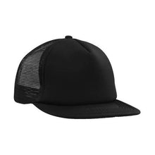  Custom Printed Black Flat Peak Trucker Cap - Carlie Rees Custom Designs