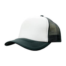 Custom Printed White & Charcoal Trucker Cap - Carlie Rees Custom Designs