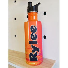  Rainbow Ripples Waterbottle Cover (Suits 750ml) - Carlie Rees Custom Designs
